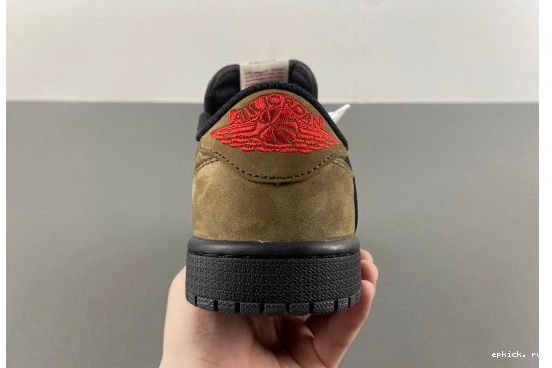 Rep EP 1 SP Brown TRAVIS JORDAN SCOTT RETRO LOW  OG DM7866-2002 DM7866-2002 0301